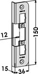 Monteringsstolpe ST4011-12 vinklad