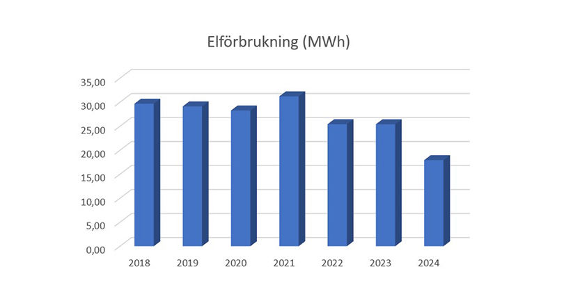 Graf Elförbrukning 2024
